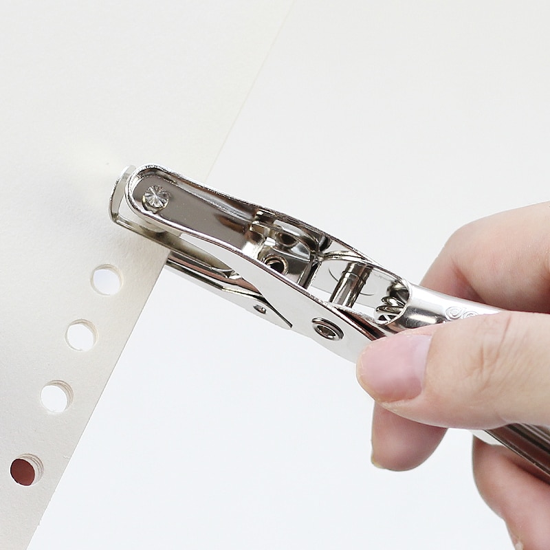 JIANWU manual de papel carpeta punch Mano sosteniendo solo perforadora partes
