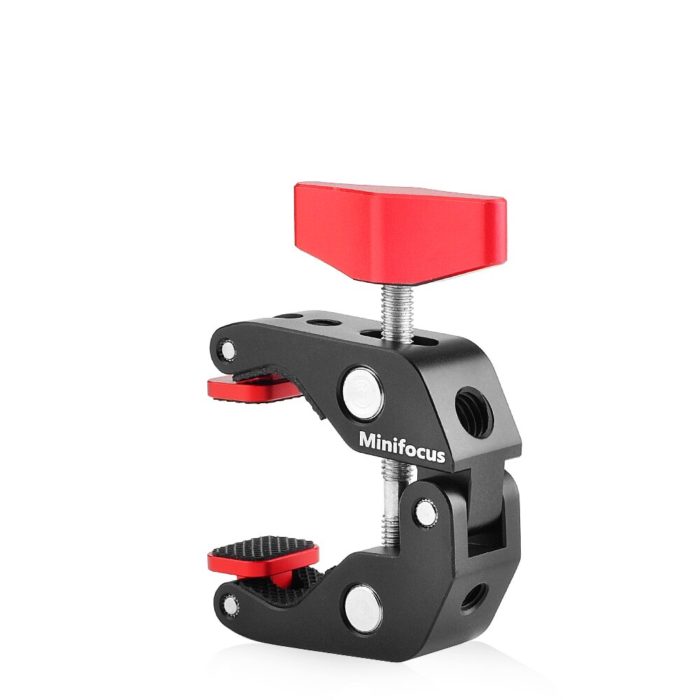 11" Adjustable Articulating Friction Magic Arm Clamp Holder Mount Kit for DSLR Mirrorless Action Camera Monitor Video Vlog Rig: Clamp