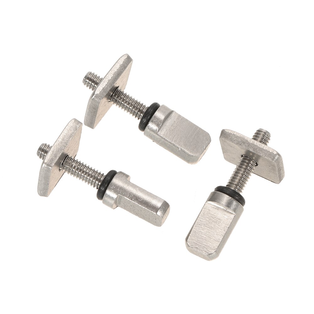 Roestvrij Surfplank Longboard Sliding Fin Schroef & Fin Plaat Smart Schroef Vervanging Kit Voor Stand Up Paddle Body Board 3 sets