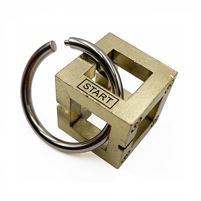 Caja De rompecabezas para adultos, rompecabezas De Metal IQ, Juguetes inquietos, Juguetes De descompresión Y aficiones, Juegos De Ingenio Logica