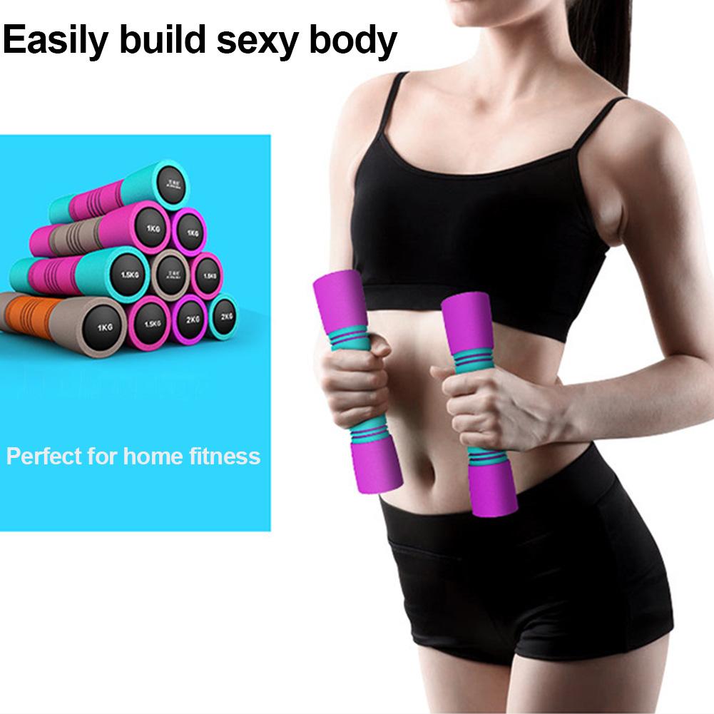 2PCS Weight Dumbbells Fitness Dumbbells Exercise Dumbbells Set For Men Women Home Office Workout Strength Training