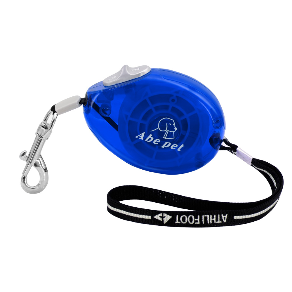 3M Retractable Small Dog Leash Automatic Dog Cat Leash Belt Extending Pet Lead for Small Dogs Puppy Collar Harness Accessories: Blue