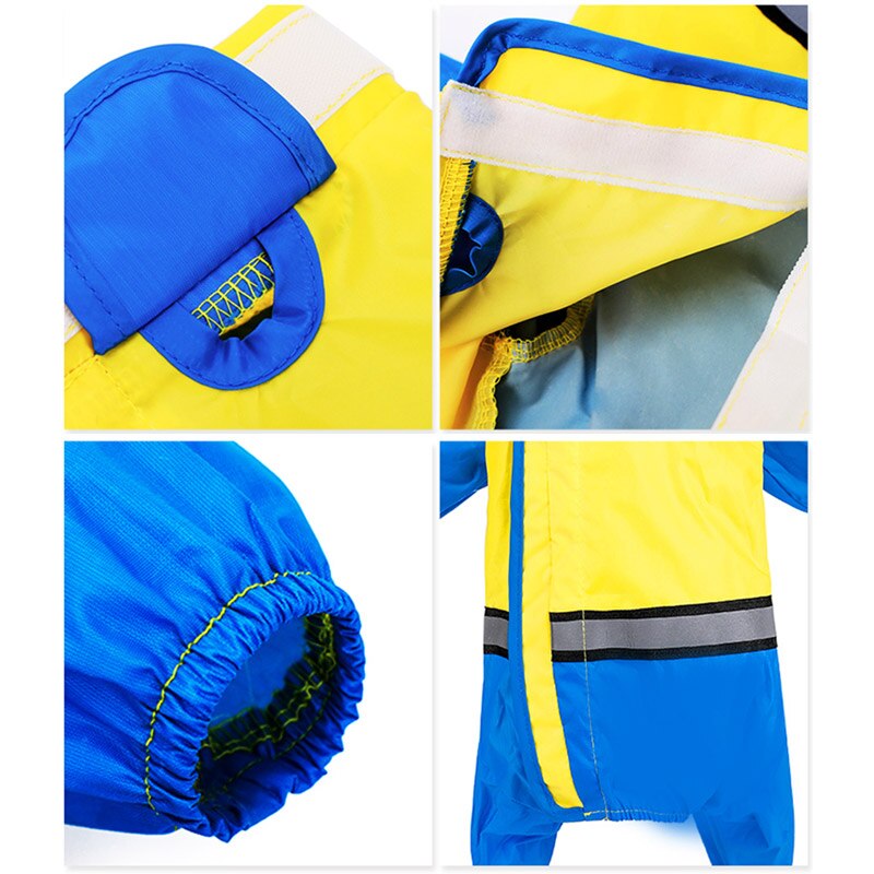 Hoopet Hond Regenjas Jumpsuit Regenjas Voor Honden Pet Mantel Kleine Hond Kat Chihuahua Teddy Waterdichte Jas