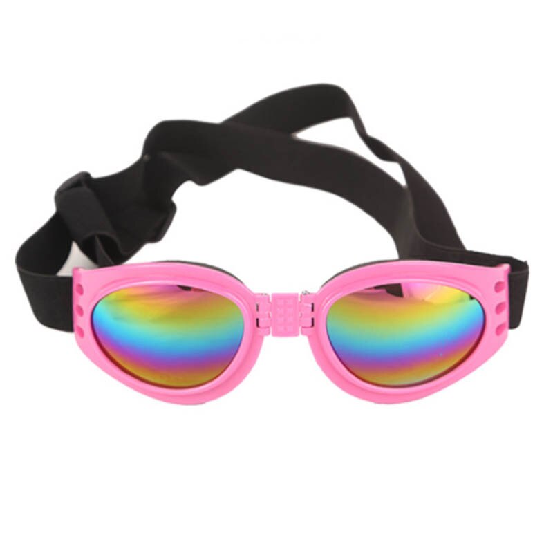 Hond Brillen 1 Pc Zonnebril Hond Zonnebril Uv Bescherming Huisdier Accessoires Opvouwbare Leuke Waterdichte: Roze