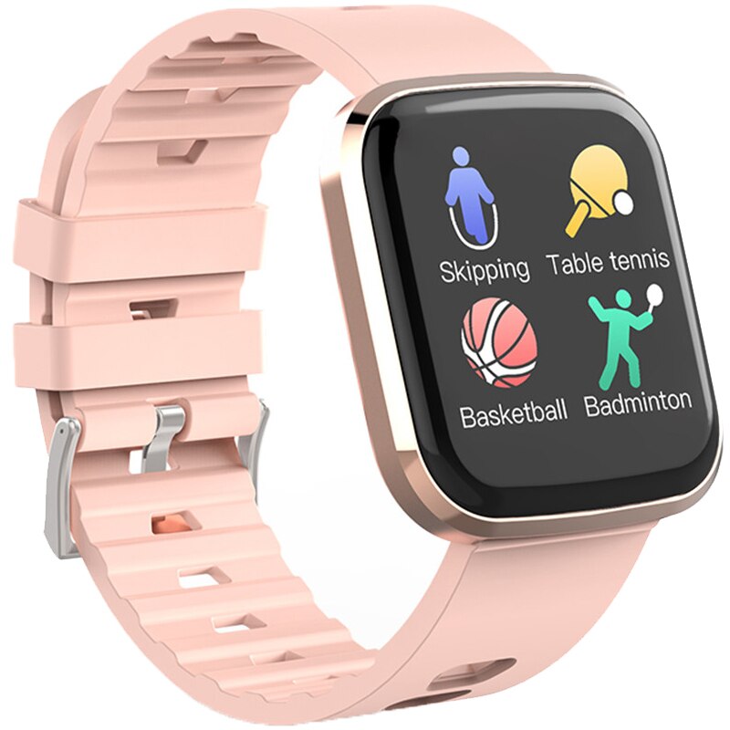 Montre de Sport montre intelligente hommes étanche pression artérielle Smartwatch femmes Fitness Tracker plein écran tactile montres pour Android IOS: Y77 Gold