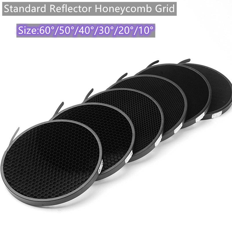 Standaard Reflector Aluminium Honingraat 6.7 ''17Cm 2/3/4/5/6/7mm Voor Bowens Standaard Reflector Grid Fotografie Studio