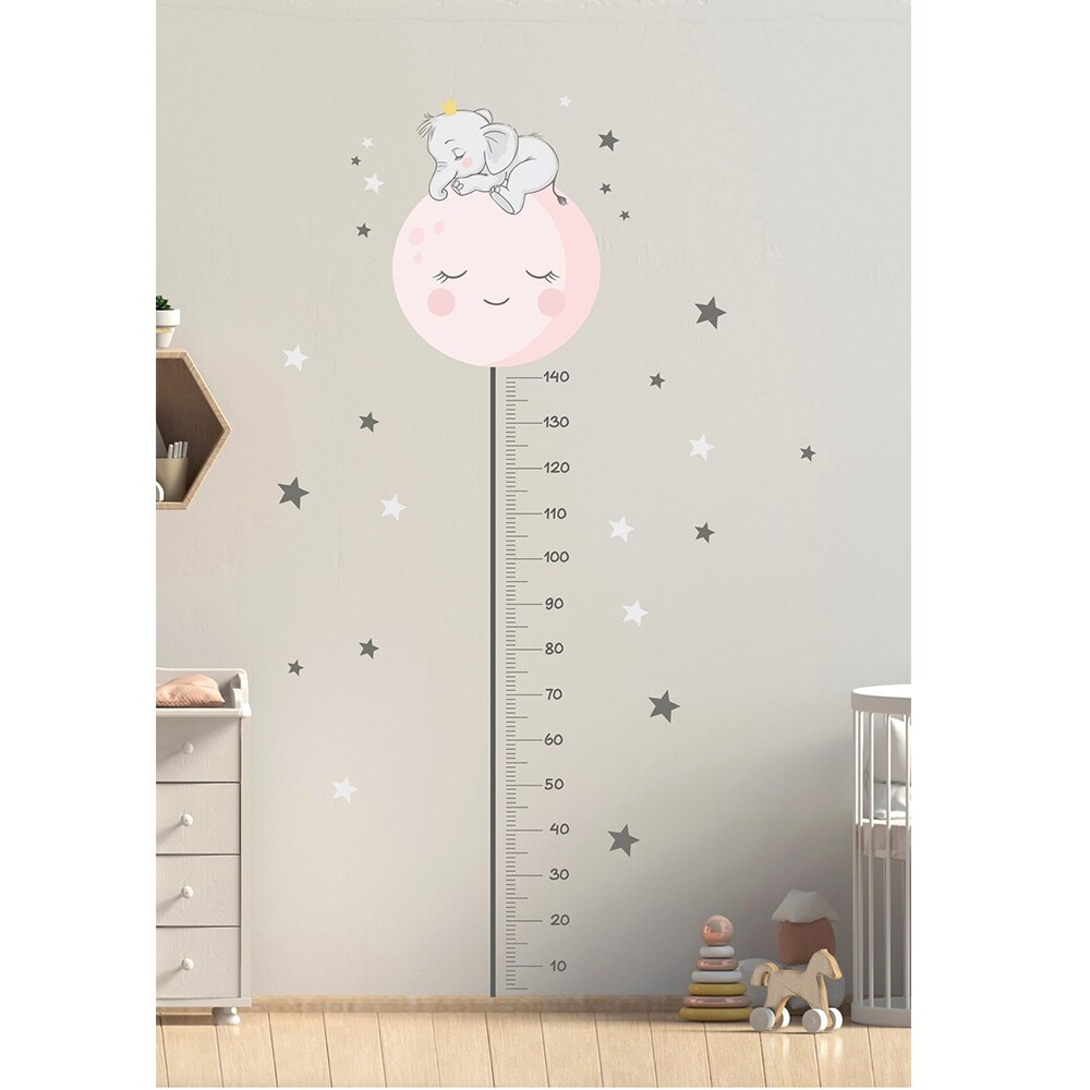 Home Decor Wall Stickers Decorative Height Measuring Wallpaper For Kids Room Stature Baby Child Growth Chart Rabbit Meter Rulers: MODEL 10