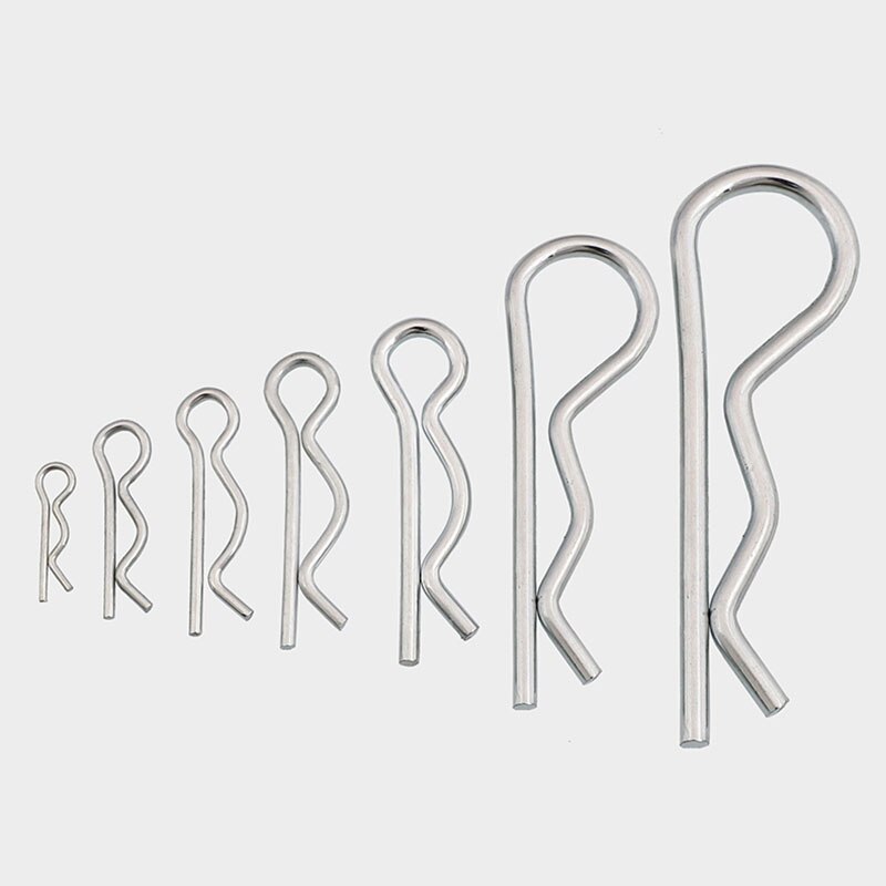M1 -M2 M 2,5 M3 M 3,5 M4 M5 M6 M7 Frühling R Typ Splint Halte Clips Welle R-förmigen Pin Clamp Haar Traktor Pin für Auto