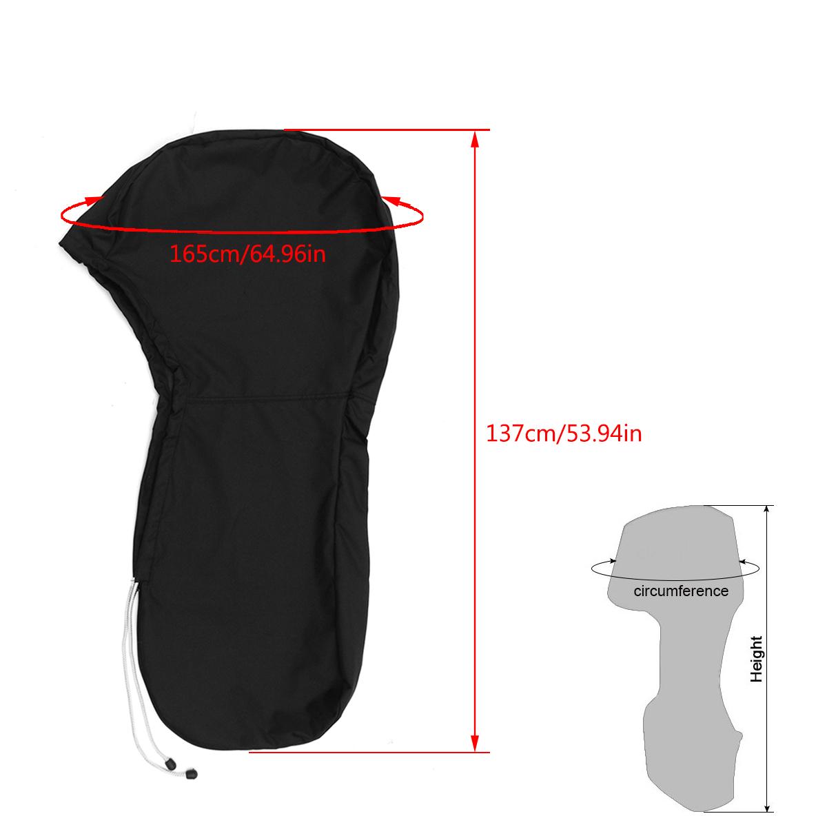 Universele 20-30HP 420D Boot Volledige Buitenboordmotor Motor Cover Bescherming Waterdicht