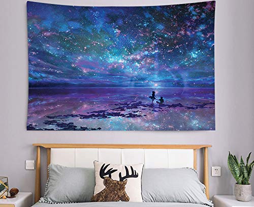 psychodeliczny gwiazda gobelin ściany wiszące wszechświat galaktyka niebo obrus krajobraz dekoracje ścienne