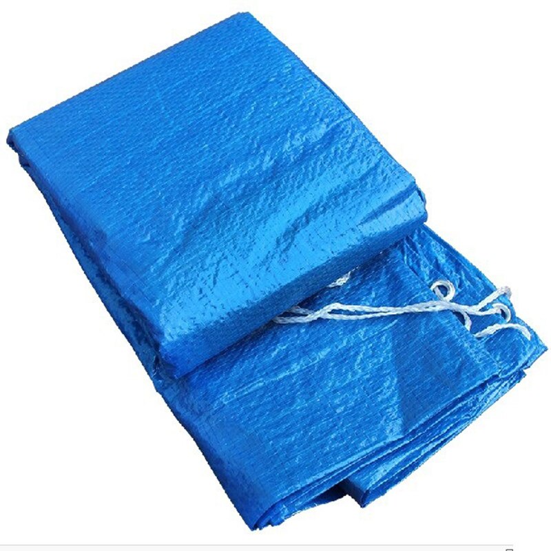 Zwembadafdekking pe-geweven zeildoek waterdichte regendoek stofhoes ronde zwembad vloerdoek mat doek 1pc