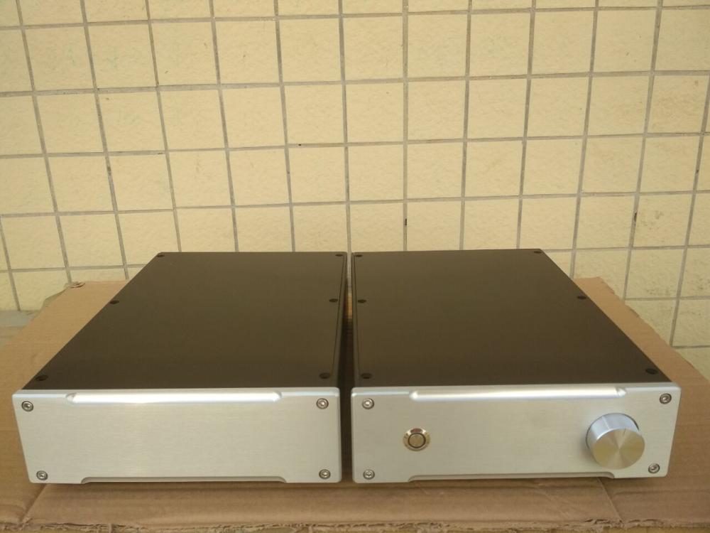 All aluminum case DIY pre power amplifier case all aluminum amplifier case Silver aluminum amplifier chassis box