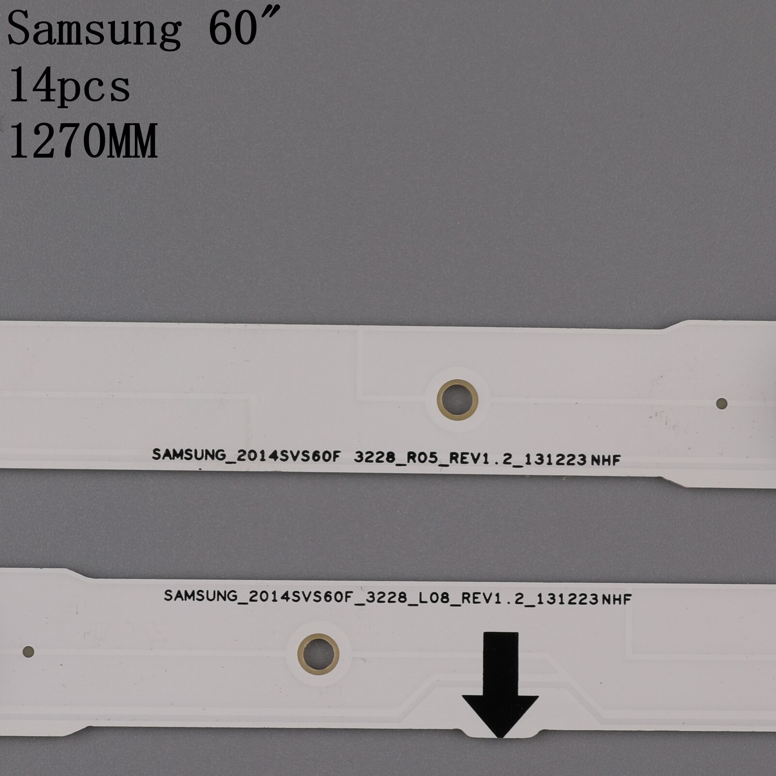 14 teile/satz LED-hintergrundbeleuchtung streifen für UE60H6250 UE60H6300 UE60H6200 UN60H6350 UE60H6270 UE60H6300 UE60J6240 D4GE-600DCA-R2 600DCB-R2