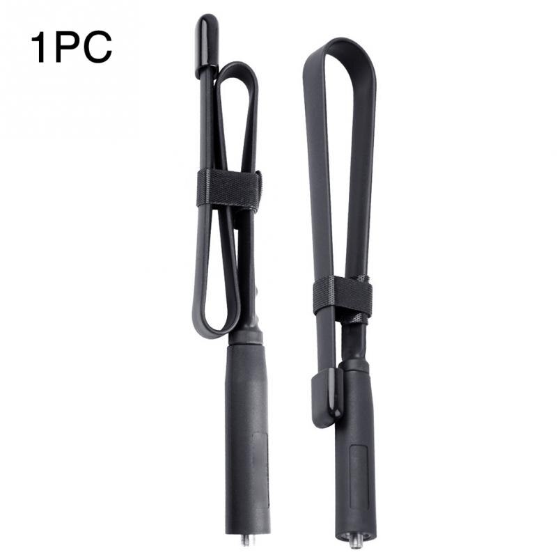 Plegable ampliar Radio Walkie Talkie 150/señal de 440MHz Boost de banda Dual SMA hembra portátil Flexible antena para Baofeng UV-5R/82