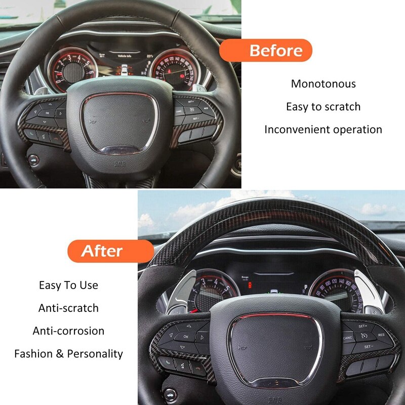 Auto Shift Paddle Trim Voor Dodge Challenger Charger Jeep