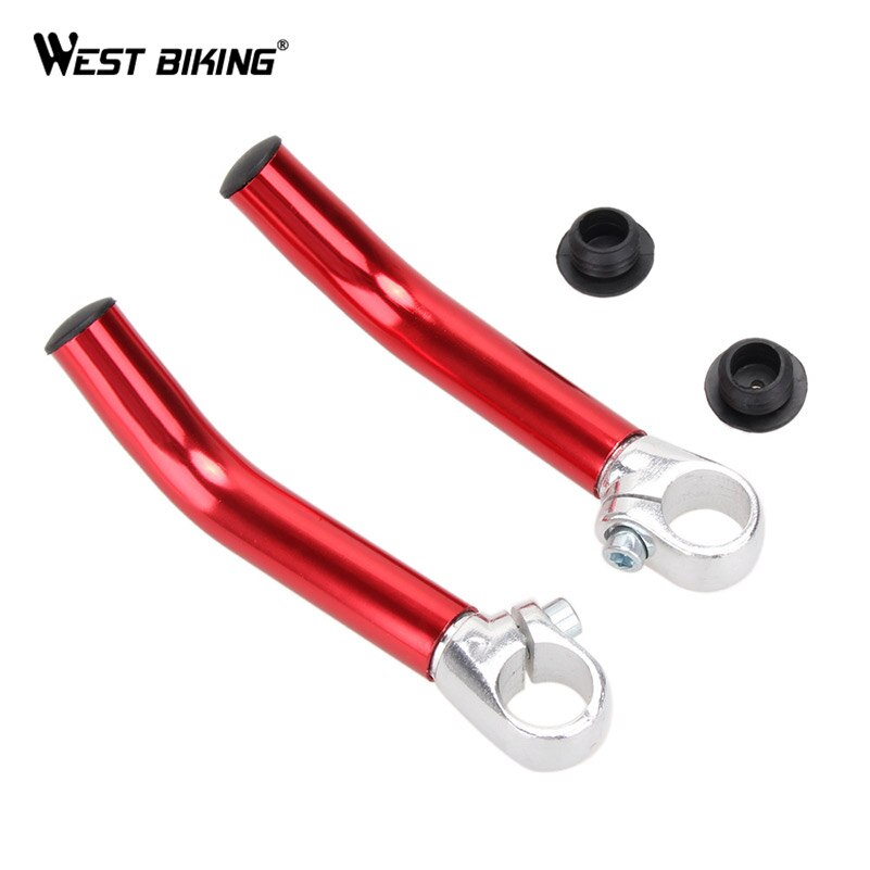 West Fietsen Aluminium Rest Stuur Bike End Bars Fietsen Handle Bar Extender Universele Anti-Slip Mtb Fiets End grips