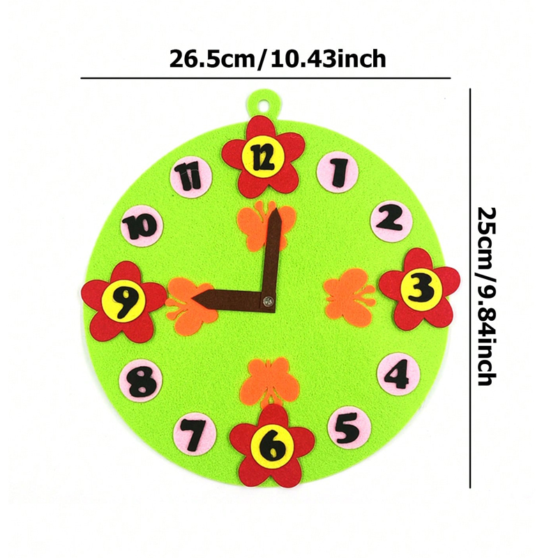 Kinder DIY Frühe Bildung Kinder Spielzeug Montessori Lehrmittel Zu Lernen Filz Praktische Mathematik Spielzeug Liefert für Kindergarten: WHITE