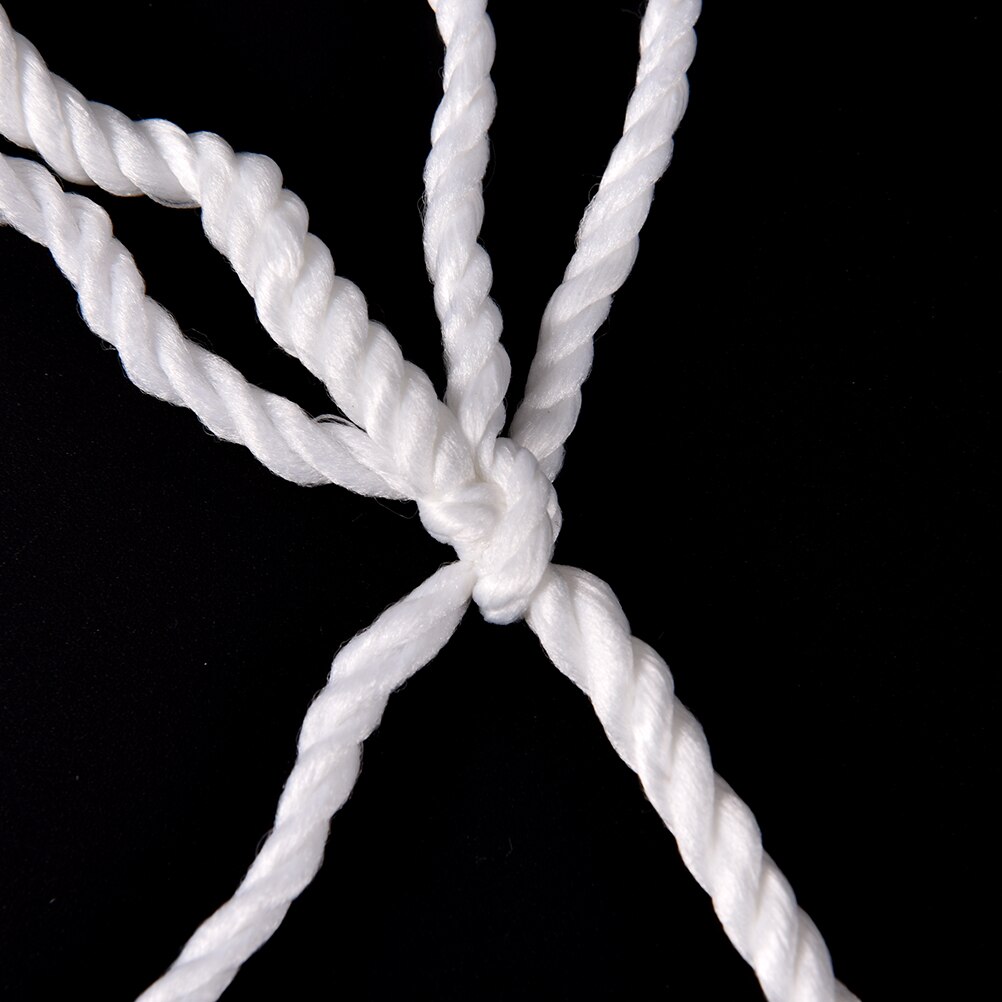 Hvidt bærbart fodboldnet 6 x 4ft fodbold målpost net fodbold tilbehør udendørs sport træningsværktøj