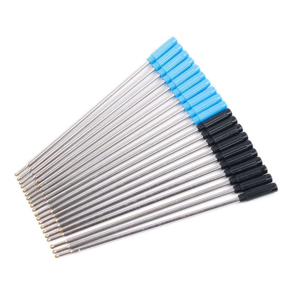 10pcs Cross Style Ballpoint Pen ink Refills Suit BLACK and Blue Useful Office School Promotional PEN