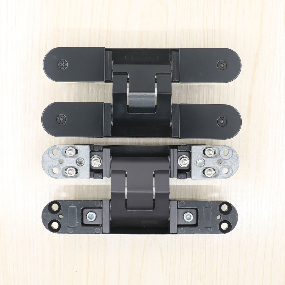 3 way adjustable concealed hinge black color hinge