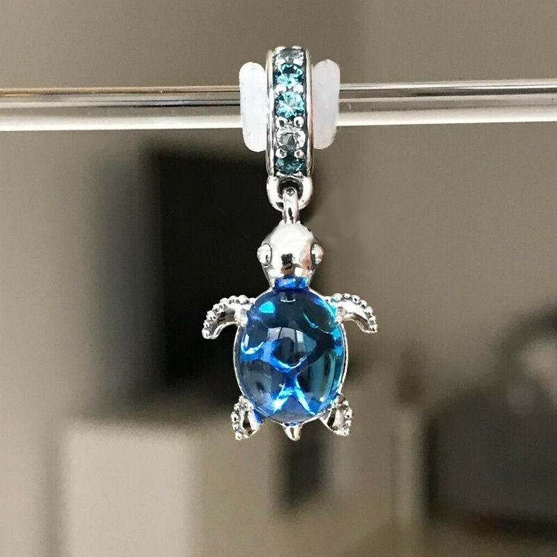 2020 di estate Serie di Vita Marina Scavato Ippocampo, Stella di Mare Borsette, Delfino. Narwhal di Fascino FAI DA TE Originale 1:1 Gioielli Femminili: 798939C01