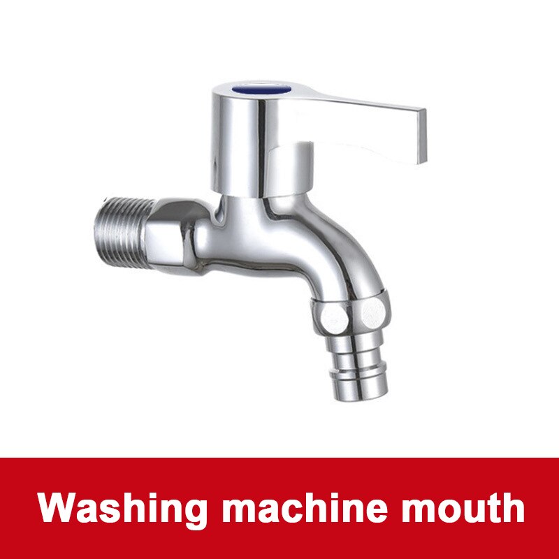 Wasmachine Kraan Dubbele Outlet Kraan Machine Wastafel Mop Zwembad Extension Kraan Tuin Kraan Badkamer Accessoires: Single head-01