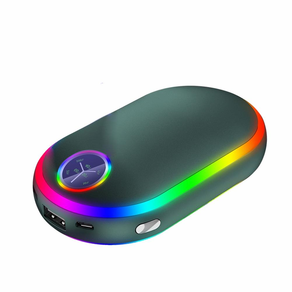 Mini Heater Draagbare Handwarmer Oplaadbare Heater Pocket 10000 Mah Powerbank Usb Nachtlampje Home Reizen Verwarming: C