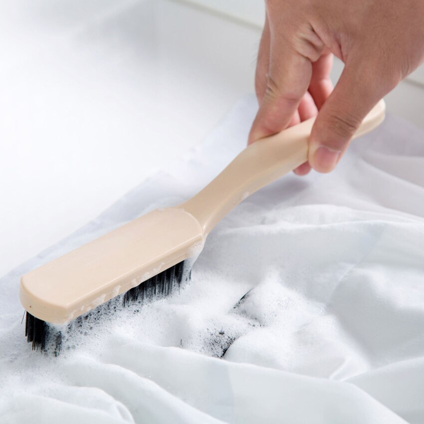 Lang buehåndtag sko rengøringsbørste plast bløde børster aftørring beskidt tøj badeværelse køkken pletter støv fjerner gadget