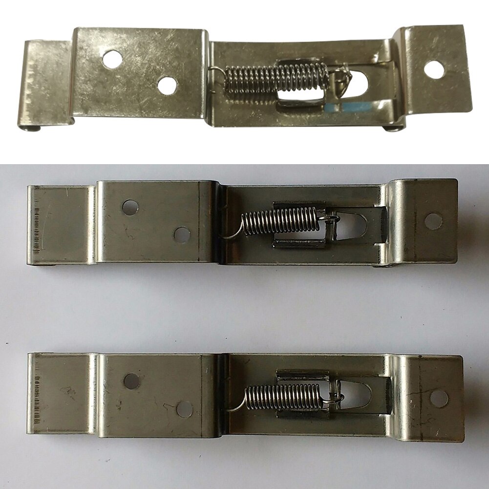 Auto Anhänger Rahmen Halfter Lizenz Fahrzeug Geladen Halterung Auto Edelstahl Frühling Lkw Anzahl Platte Clips Einfach Installieren