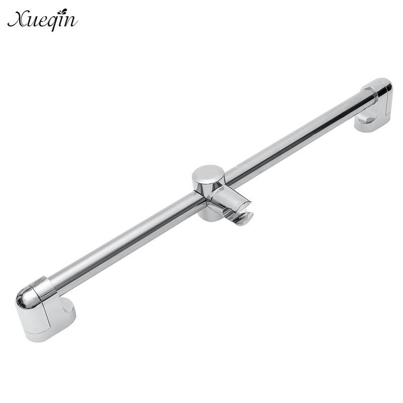 61cm Stainless Steel Chrome Adjustable Shower Riser Rail Set Shower Sliding Bar For Bathroom Shower Head Holder Riser Bracket