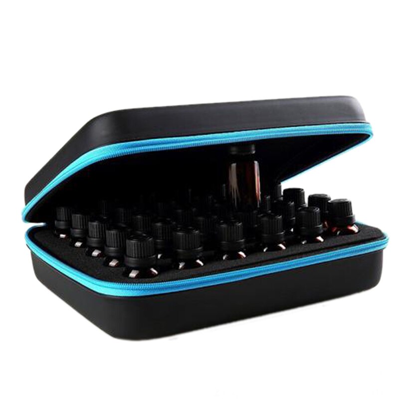 Travel 63 Bottle Essential Oil Carry Case 1-3Ml Holder Storage Aromatherapy Hand Bag