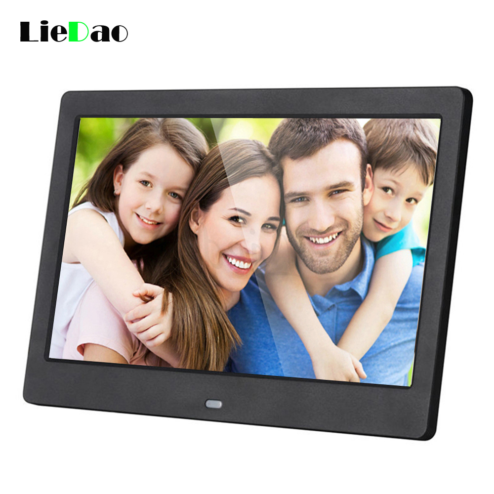 LieDao 10 inch Screen Digital Photo Frame HD 1024 x 600 Electronic Album Picture Music Video Full Function Good