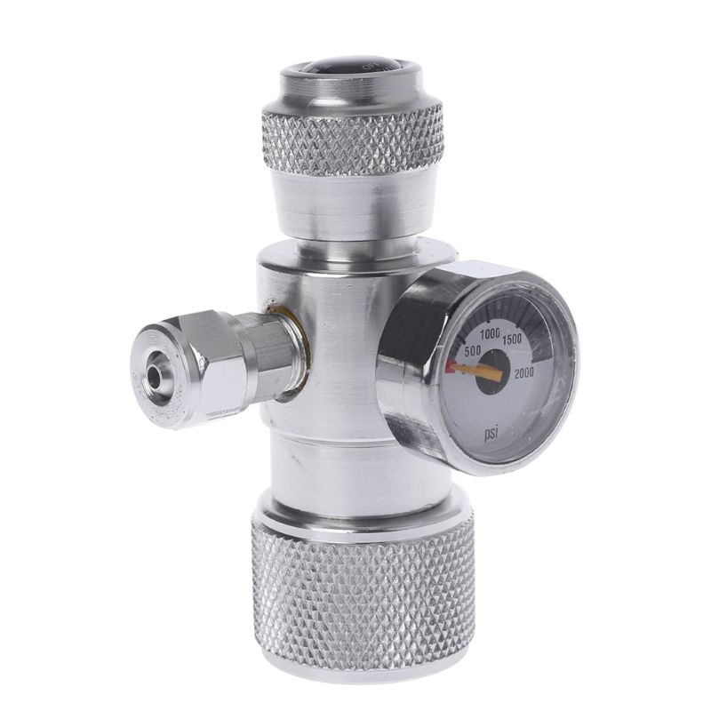 Co2 Pressure Gauge JIS m22-14 Regulator Manometer Over 1500PSI Cylinder Reducer Valve Moss Plant Aquarium Single Indicator