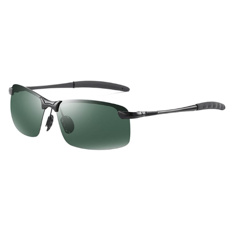 Klassieke gepolariseerde zonnebril voor heren, vierkant montuur, zonnebril voor autorijden, montuurloos,  uv400 zonnebrillen, gafas de sol hombre