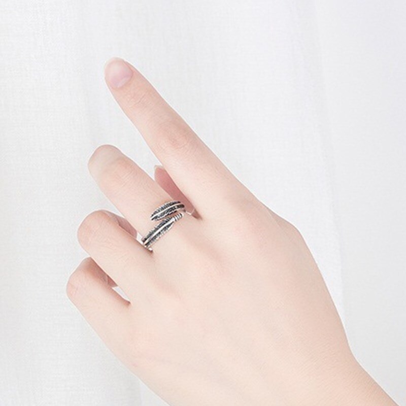 NEHZY 925 bague en argent Sterling de creux femme bijoux de réglable rétro couronne Zircon perle Couple anneau: 1478