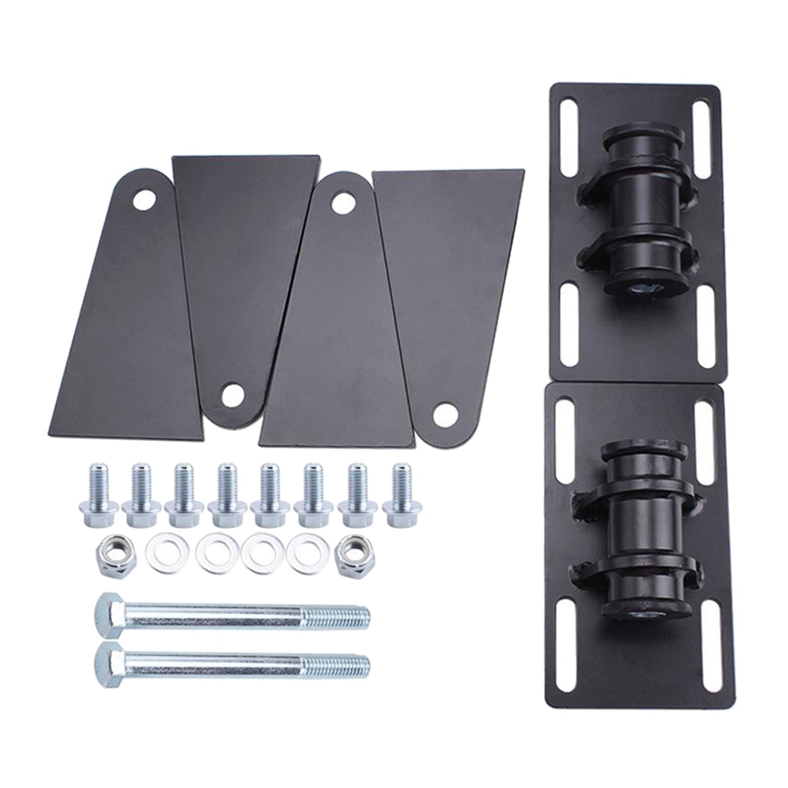 EM1019 Car Engine Mounts Universal Adjustable Weldable Cut To Fit for LS Swap Conversion 5.3