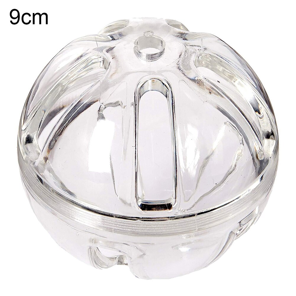 Pets Bird Parrot Food Feeder Foraging Bell Chain Ball Cage Feeding Chew Toy