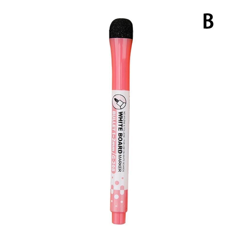 1 PC School Classroom Supplies Magnetic Erasable Whiteboard Pages Pens Dry Drawing Pen Children's Board Markers Eraser Mark E9G7