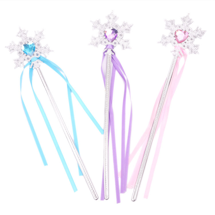 Party Halloween Prinses Cosplay Prop Explosie Leuke Fantasy Sneeuwvlok Fairy Wand Kinderen Toverstaf Meisje