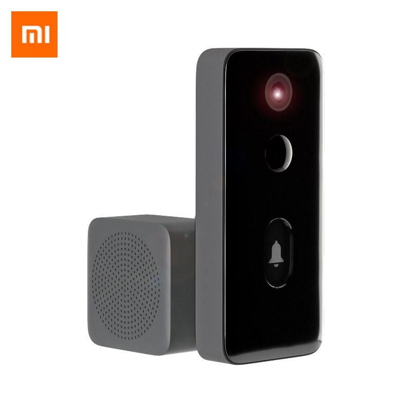 Xiaomi Mijia sonnette vidéo 2 MJML02-FJ AI portier intelligent humain détecter 3Day stockage en nuage changement vocal 2Way parler Vision nocturne mdn