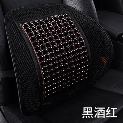 Universal- Holz Auto Zurück Unterstützung Stuhl Massage Lenden Unterstützung Taille Kissen Gittergewebe Lüften Kissen Pad Für Auto Sekretariat Heimat: C