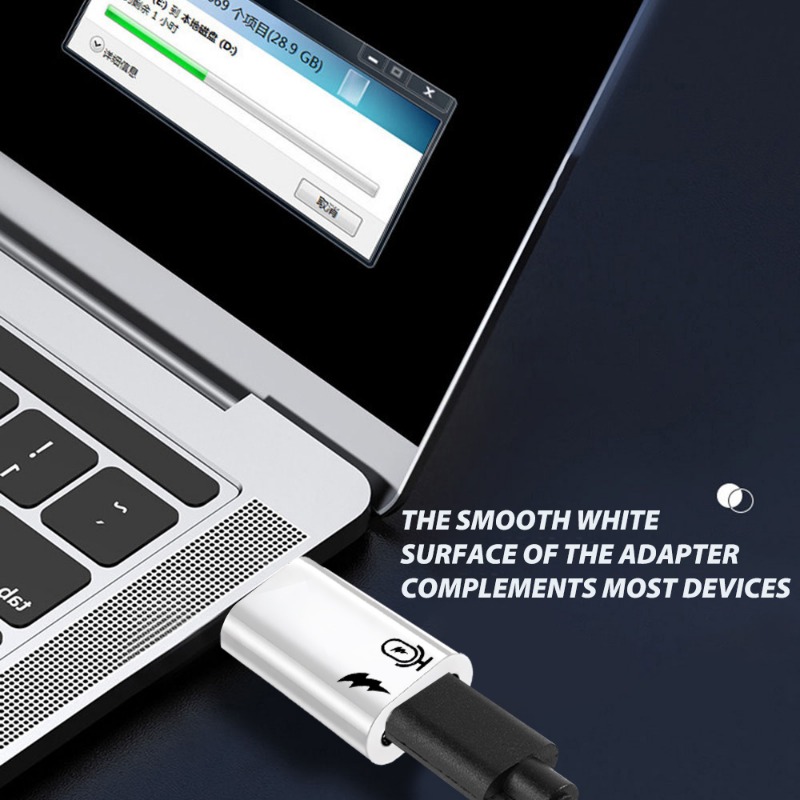 Adapter OTG USB C na Lightning do iPhone'a 16 Mikrofon Android Szybki transfer danych Oświetlenie żeńskie na męski konwerter typu C