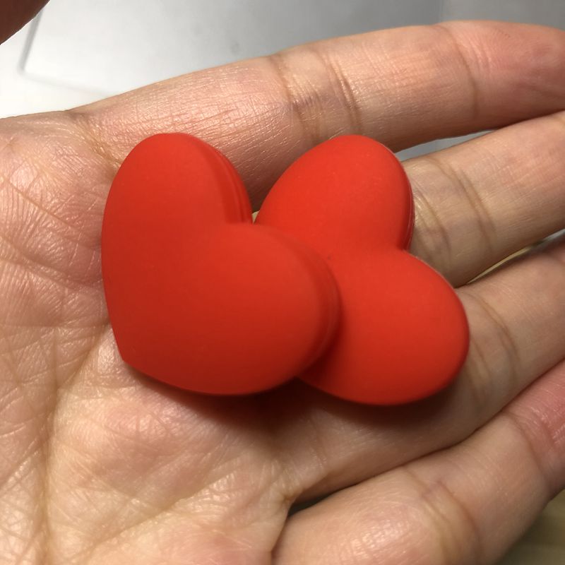 200pcs 4 colors heart-shaped Sharapova Silicone tennis racket vibration dampeners,tennis shock absorber: red
