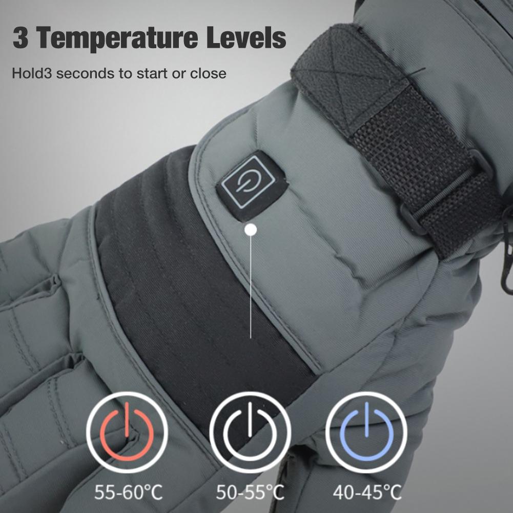 1 Paar Winter Motorrijden Elektrische Verwarming Handschoenen Warme Handschoenen Usb Hoge Warmte Constante Temperatuur Thermische Verwarming Handschoenen #1