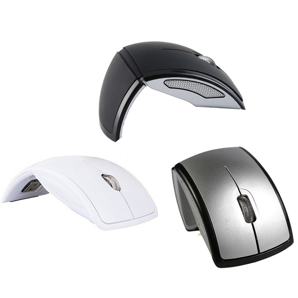 Folding Wireless Mouse Long Battery Life Portable Optical Positioning Notebook Computer Optical Mouse