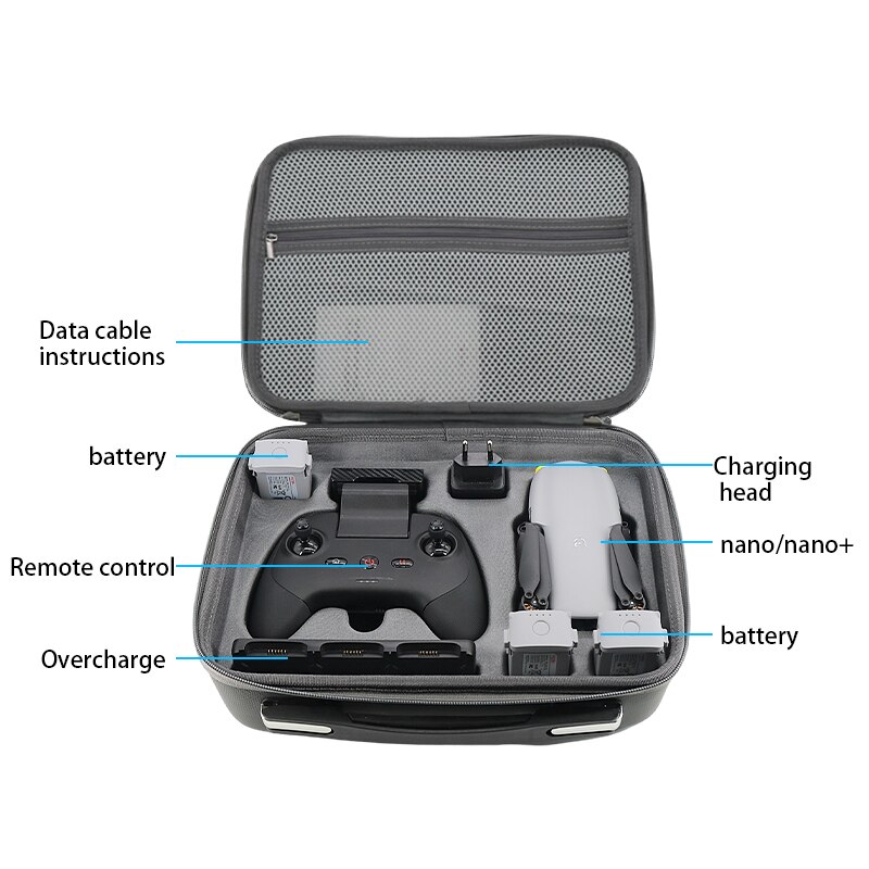 Autel Robotics EVO NANO Drone Pressed PU Storage Box High Hardness Waterproof Portable For Nano/Nano+ Drone