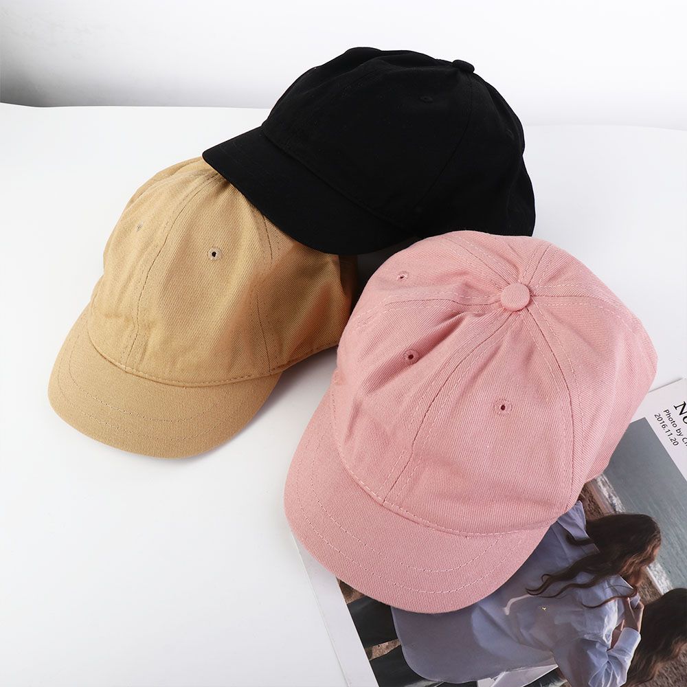 Hoed Zonnehoeden Koreaanse Stijl Caps Unisex Hip Hop Effen Kleur Caps Mannen Baseball Caps Korte Rand Baseball Caps Vrouwen Baseball Caps