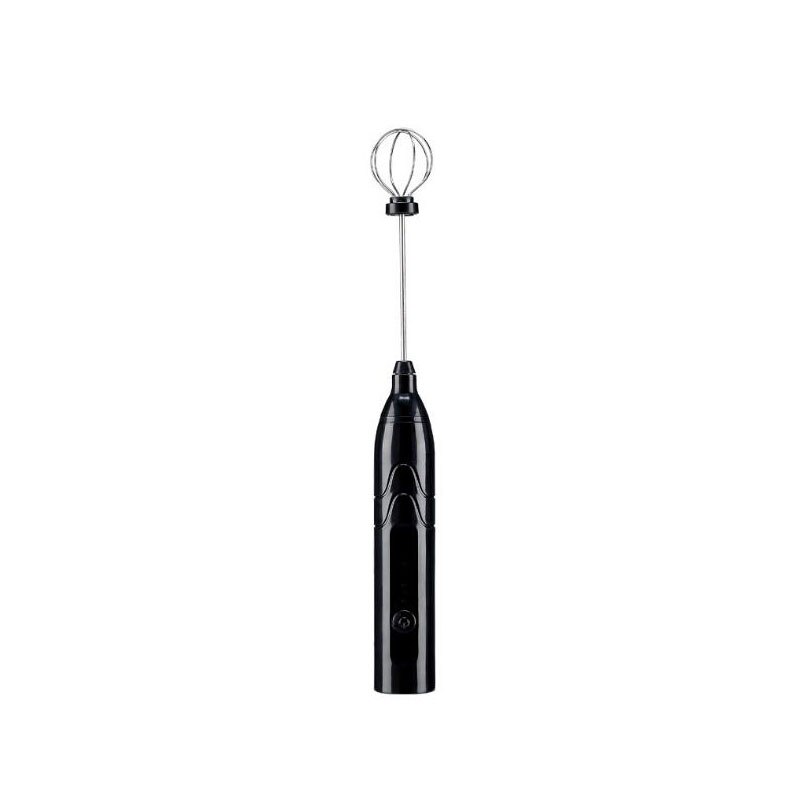 Electric egg beater hand-held household small egg beater USB charging mixer milk beater: black