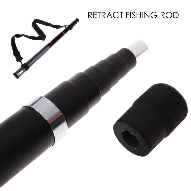 5.4M Telescopic Fishing Landing Gear Rod Round Telescopic Railing Portable Tool Pole Retractable Fishing Net Stretch Brail Tools