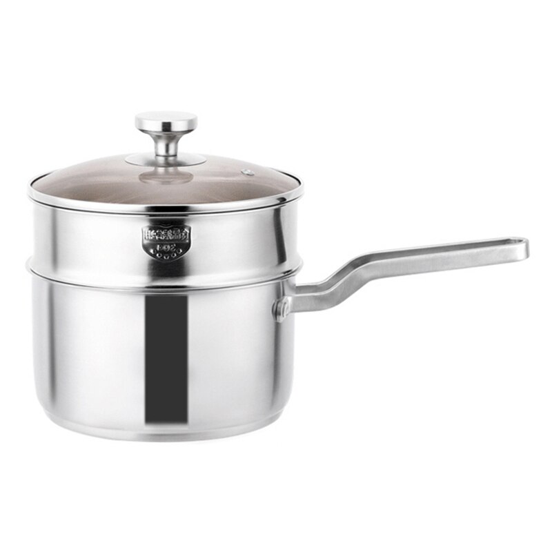 household office worker student cooking milk steaming pot induction cooker gas stove 304 stainless steel cooking milk pot